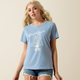 Ariat Ladies Lucky Dreams Tee - Ashleigh Blue