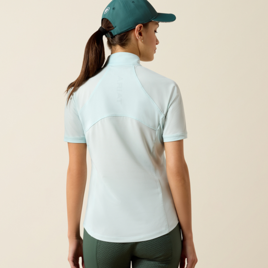 Ariat Ladies Soquel 1/4 Zip Baselayer - Starlight Blue