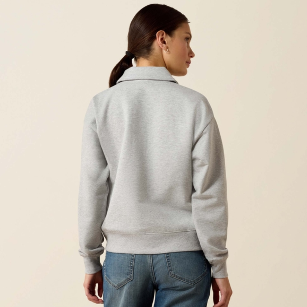 Ariat Ladies Lovett Sweatshirt - Heather Grey