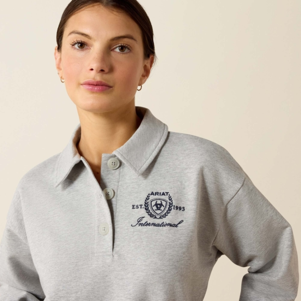 Ariat Ladies Lovett Sweatshirt - Heather Grey