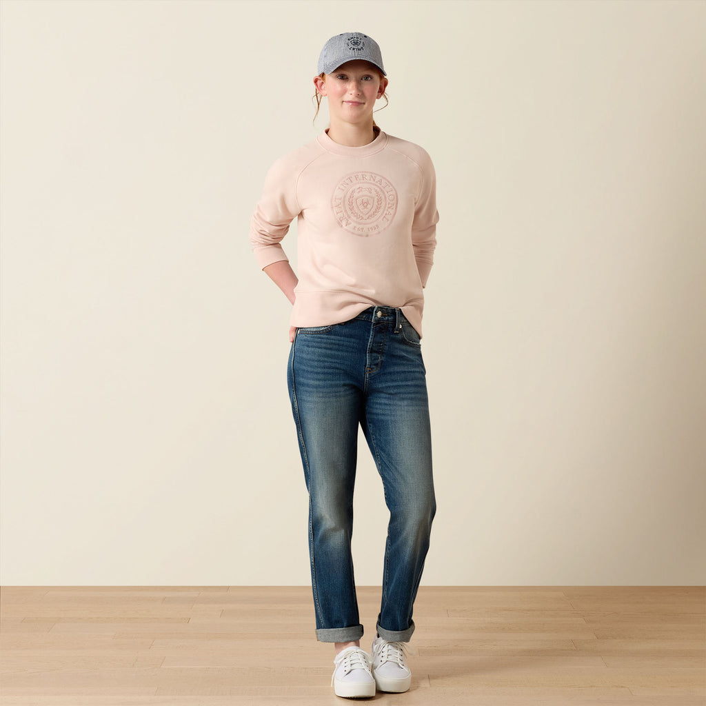 Ariat Youth Martine Sweatshirt - Sepia Rose