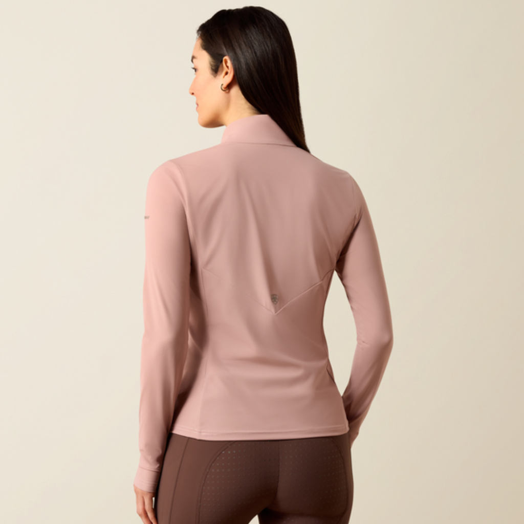 Ariat Ladies Solveil 1/2 Zip Baselayer - Antler