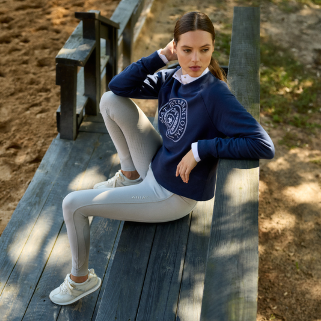 Ariat Ladies Team Martine Sweatshirt - Navy