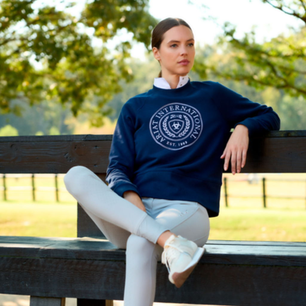 Ariat Ladies Team Martine Sweatshirt - Navy