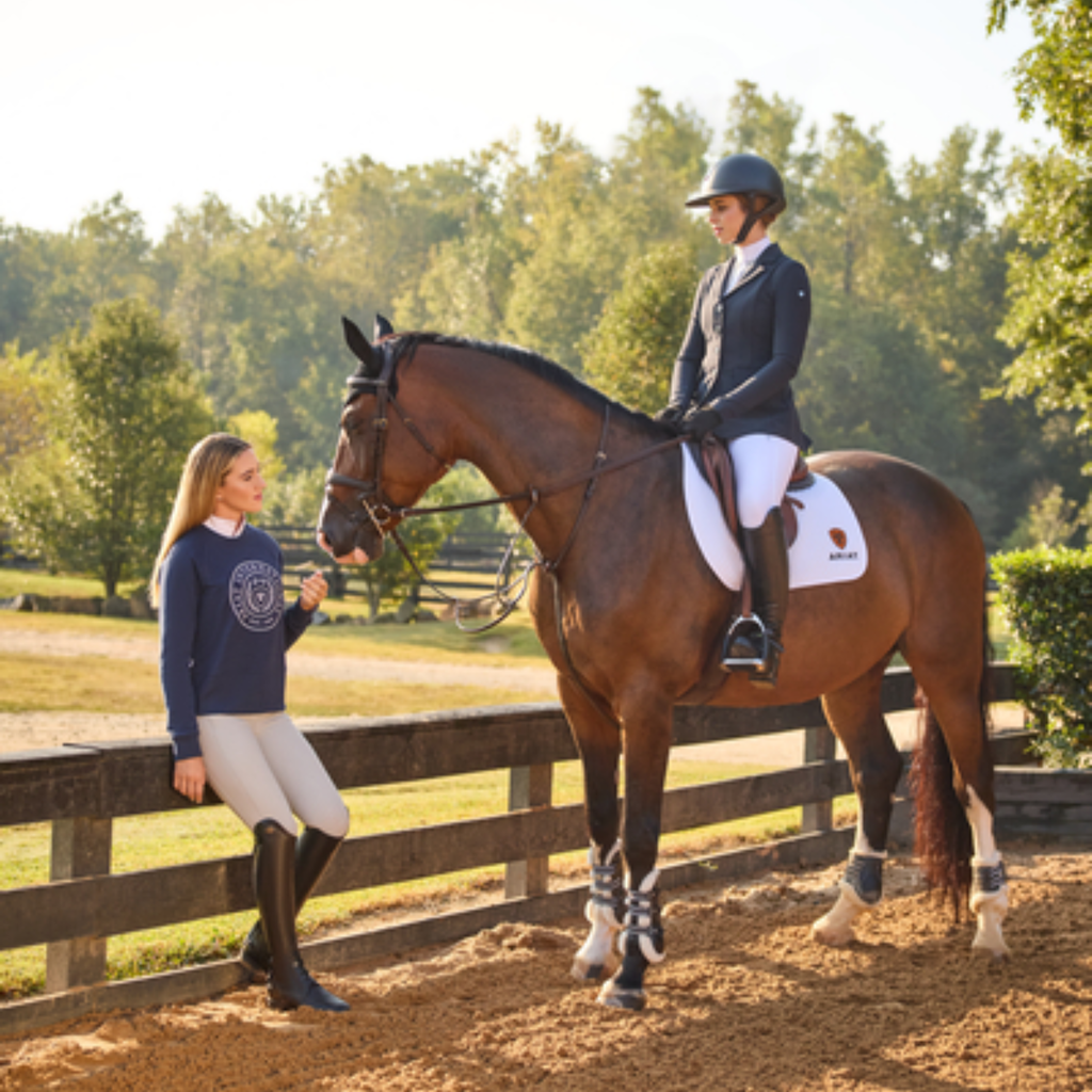 Ariat Ladies Team Martine Sweatshirt - Navy
