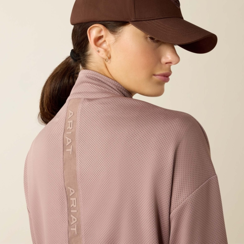 Ariat Ladies Breathe 1/2 Zip Pullover - Antler