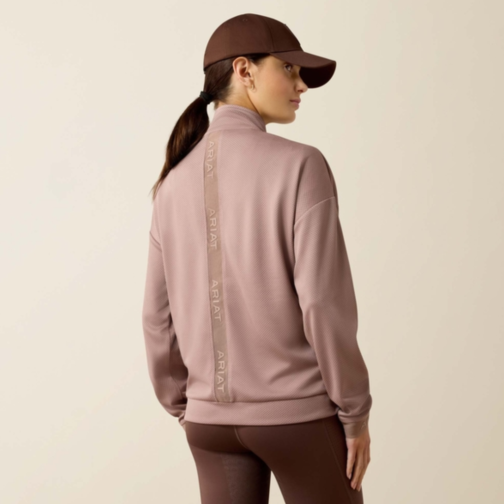 Ariat Ladies Breathe 1/2 Zip Pullover - Antler
