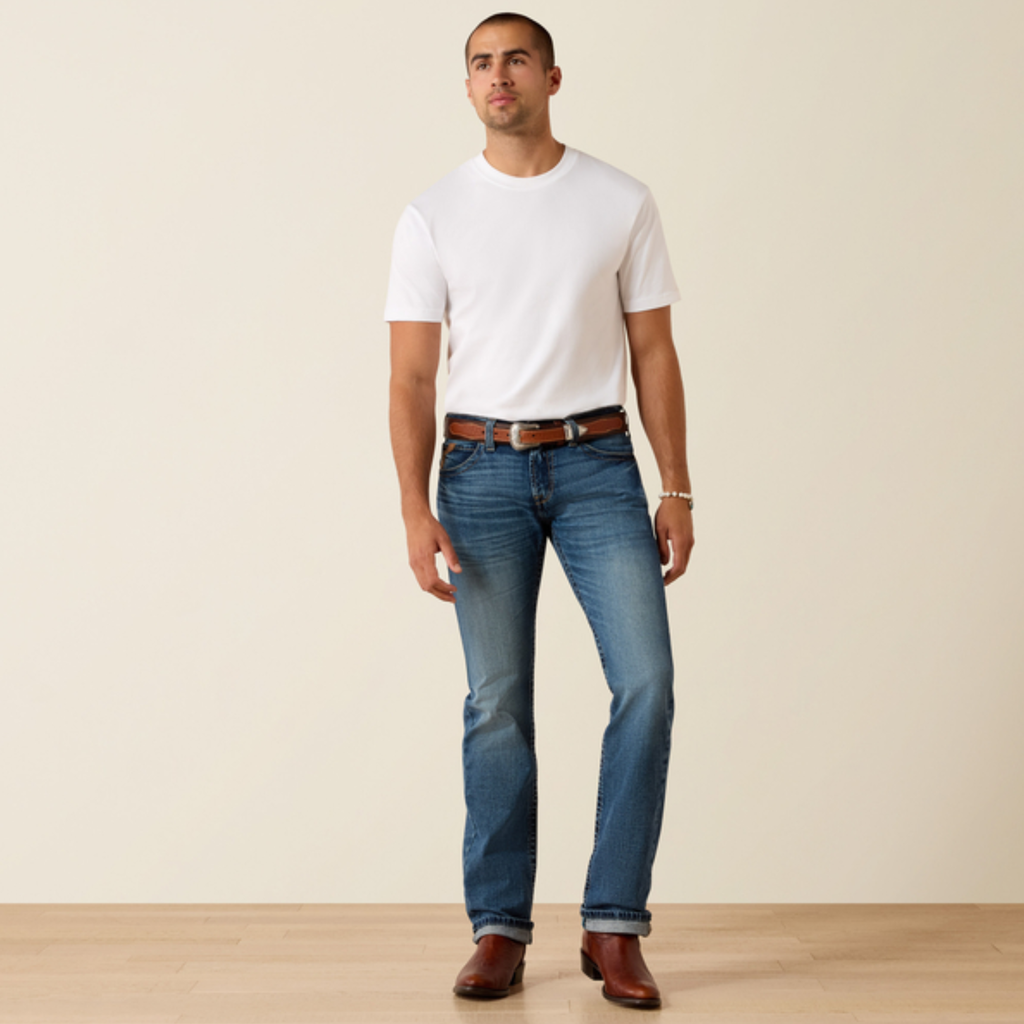 Ariat Mens M7 Slim Fit Straight Axel Jean - Livermore