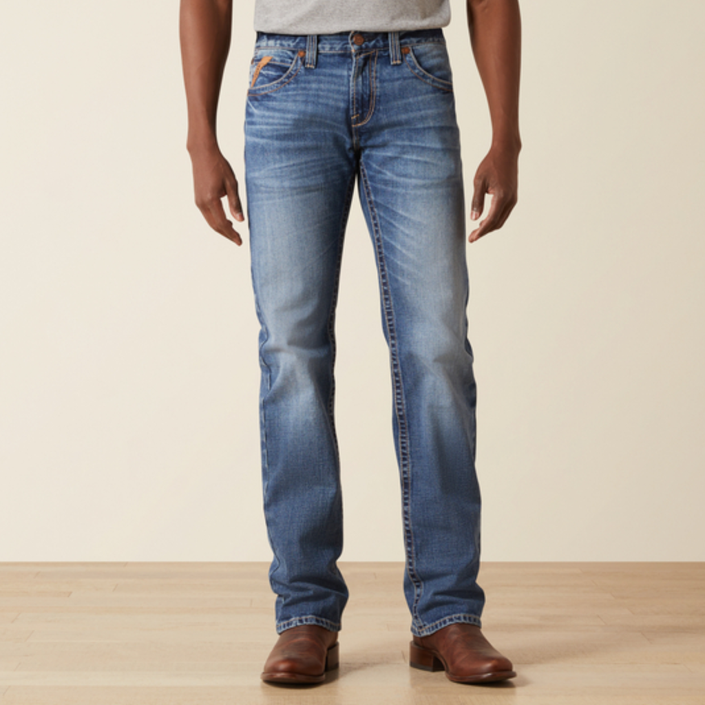 Ariat Mens M7 Slim Fit Straight Axel Jean - Livermore