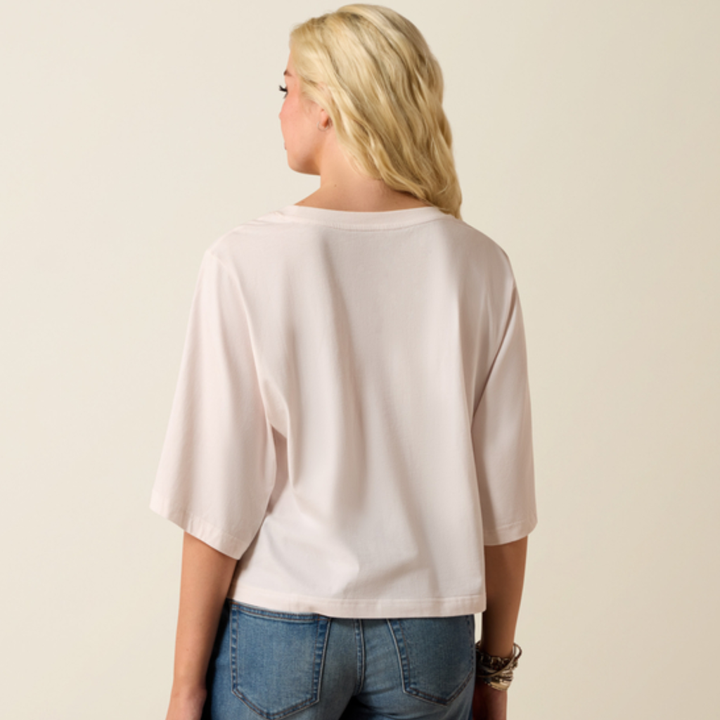 Ariat Ladies Western Wanderlust T-Shirt - Sea Salt