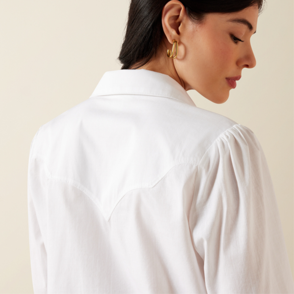 Ariat Ladies Lattice Shirt - White