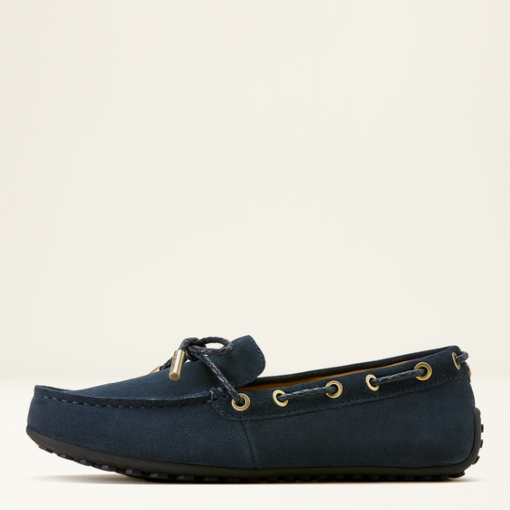 Ariat Ladies Margot Driving Moc - Navy Suede