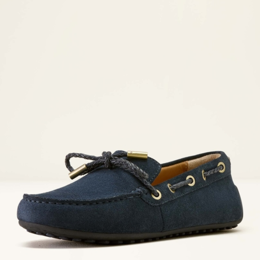Ariat Ladies Margot Driving Moc - Navy Suede