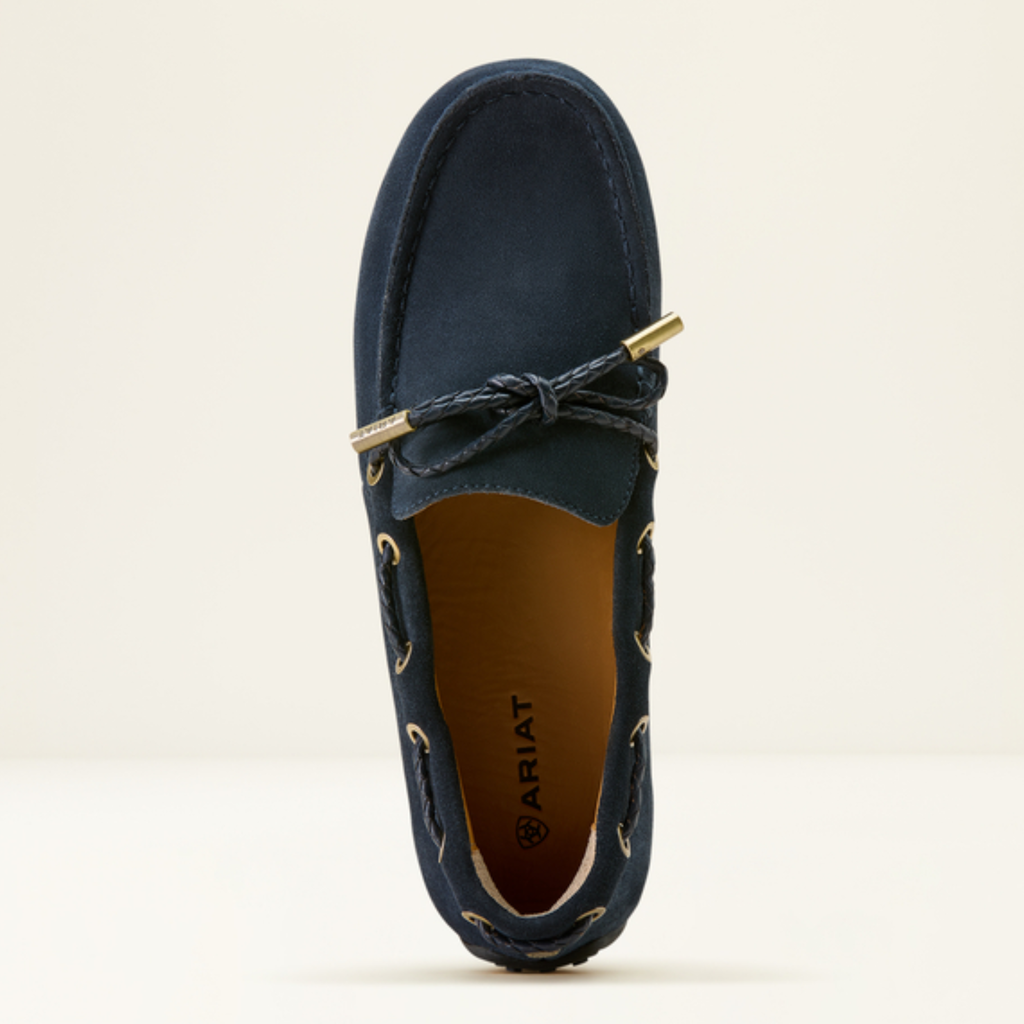 Ariat Ladies Margot Driving Moc - Navy Suede