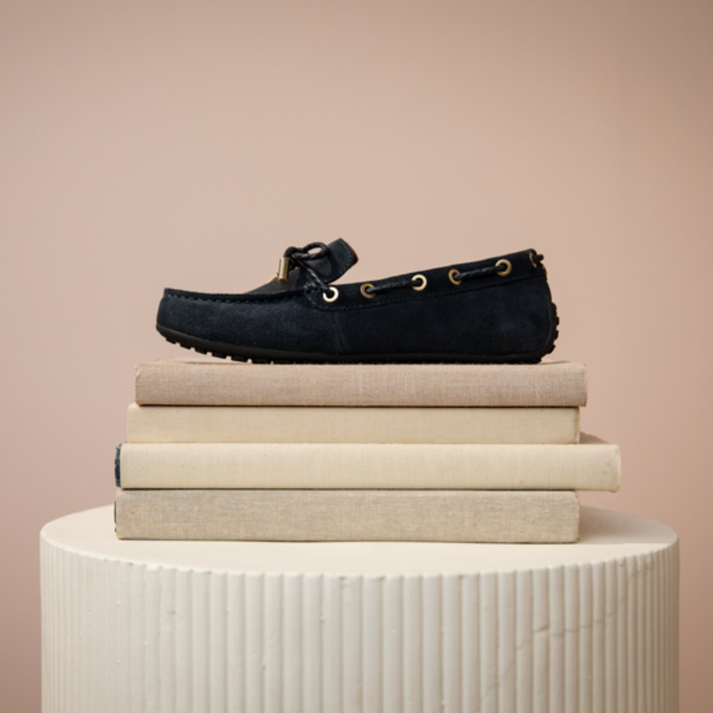 Ariat Ladies Margot Driving Moc - Navy Suede