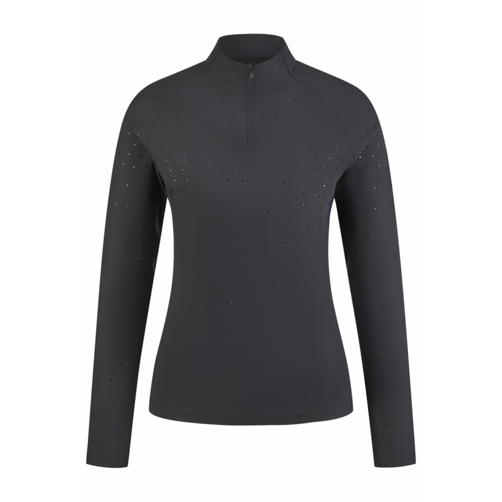 Pikeur Ladies Functional Zip Shirt - Black