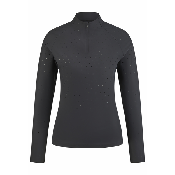 Pikeur Ladies Functional Zip Shirt - Black