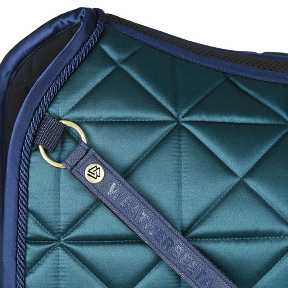 Weatherbeeta Satin Luxe Air-Tec Dressage Saddle Pad - Forest Green