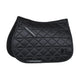 Weatherbeeta Satin Luxe Air-Tec Euro Jump Shaped Saddle Pad - Black