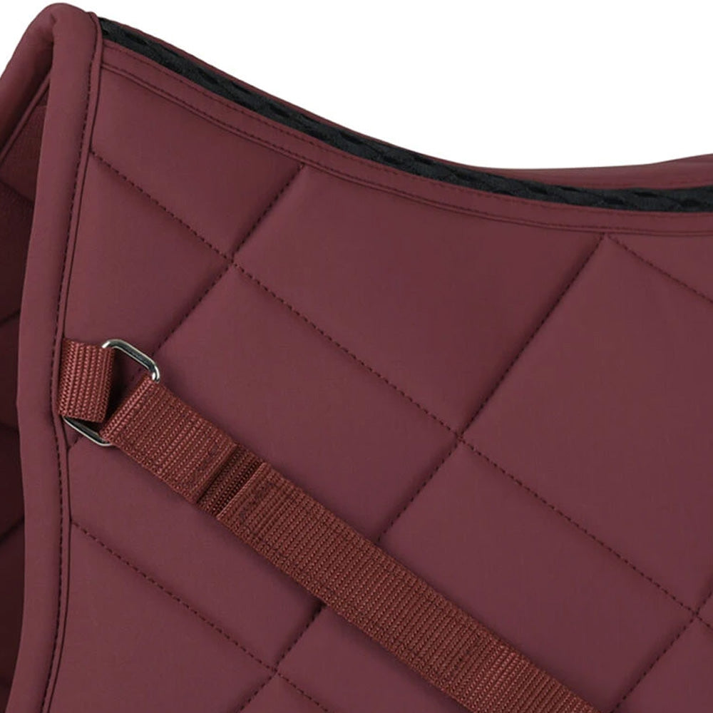 Weatherbeeta Soft Shell Pad 3D Air-Tec All Purpose Saddle Pad - Burgundy