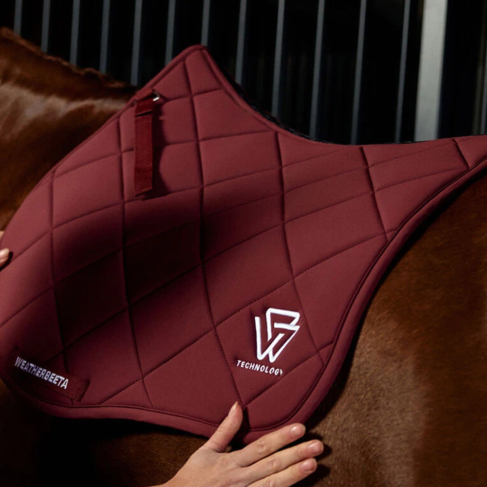 Weatherbeeta Soft Shell Pad 3D Air-Tec All Purpose Saddle Pad - Burgundy