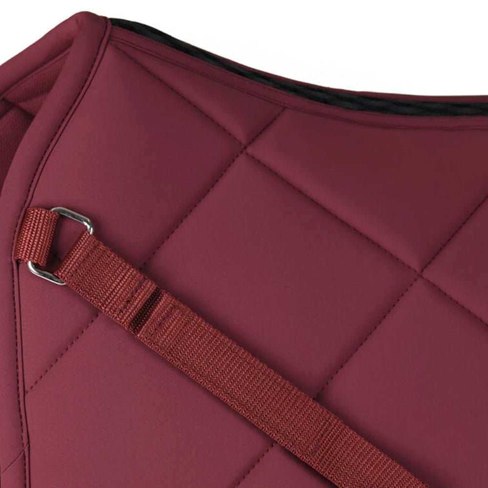 Weatherbeeta Soft Shell Pad 3D Air-Tec Dressage Saddle Pad - Burgundy