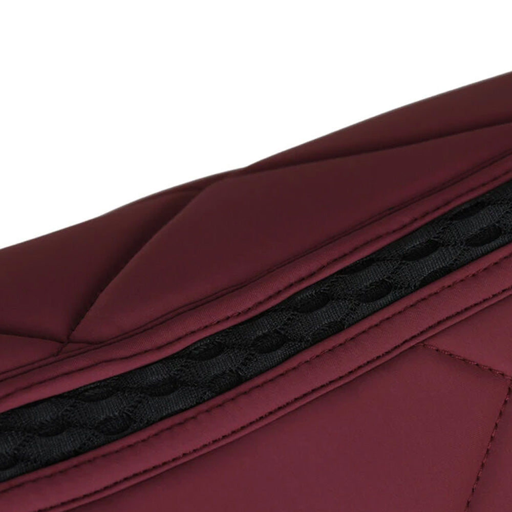 Weatherbeeta Soft Shell Pad 3D Air-Tec Dressage Saddle Pad - Burgundy