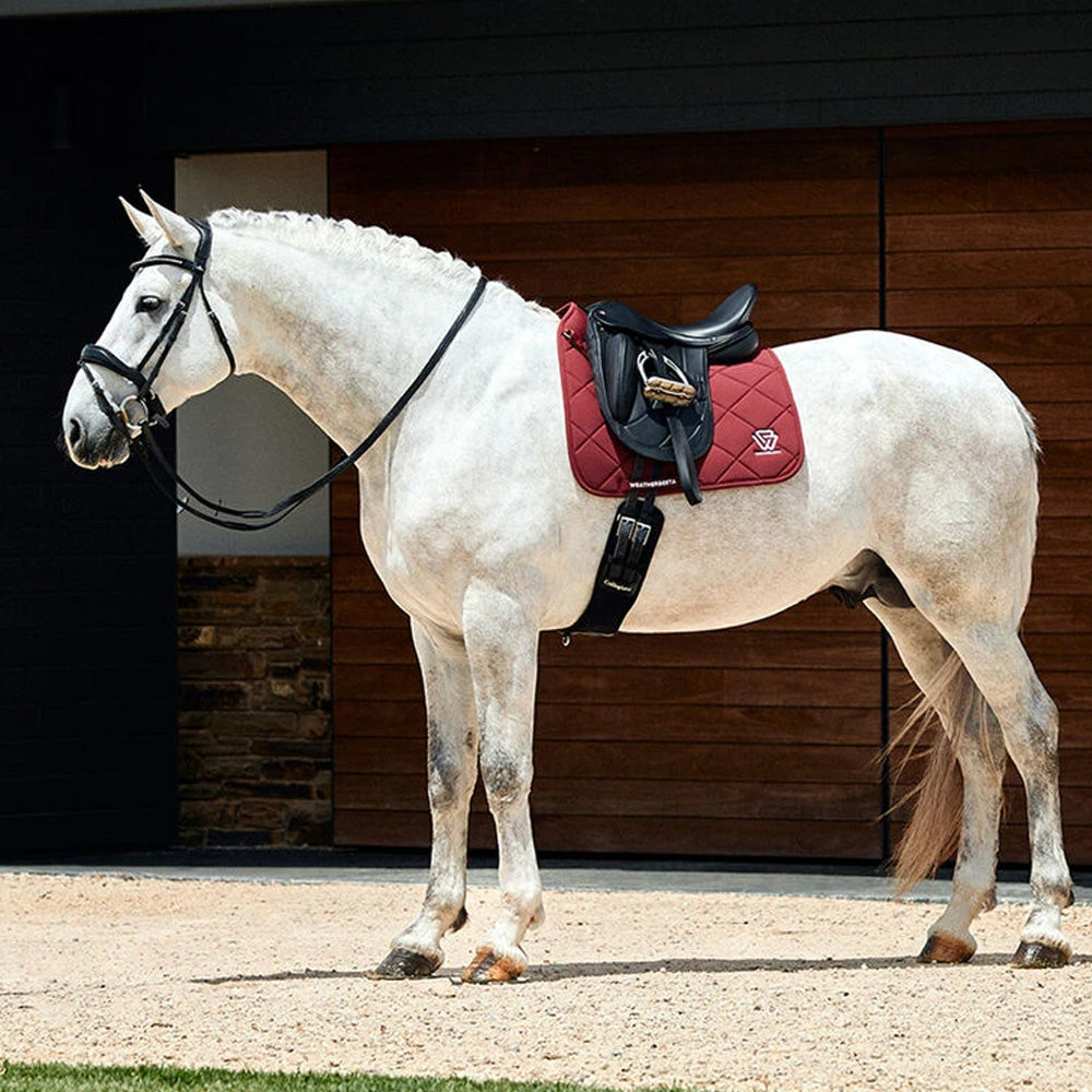 Weatherbeeta Soft Shell Pad 3D Air-Tec Dressage Saddle Pad - Burgundy