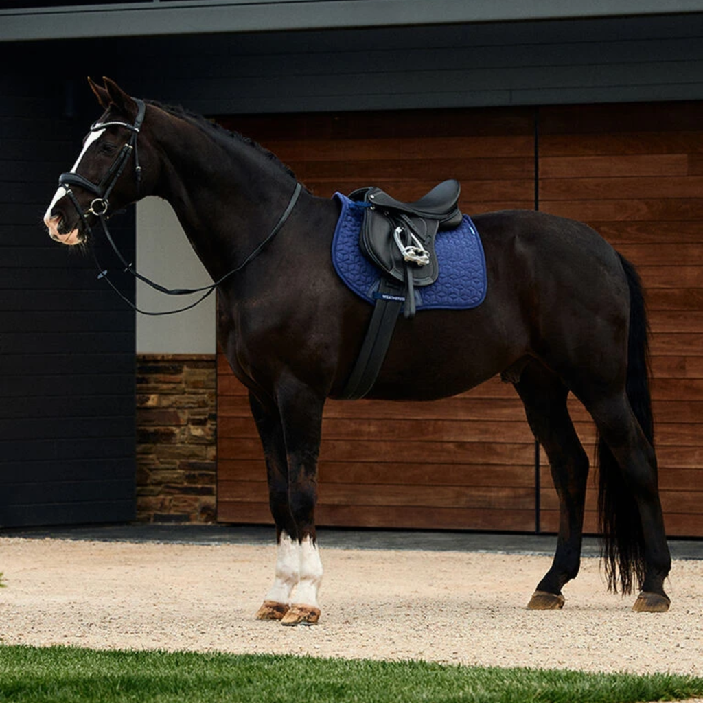Weatherbeeta Suede Elite Air-Tec All Purpose Saddle Pad - Navy