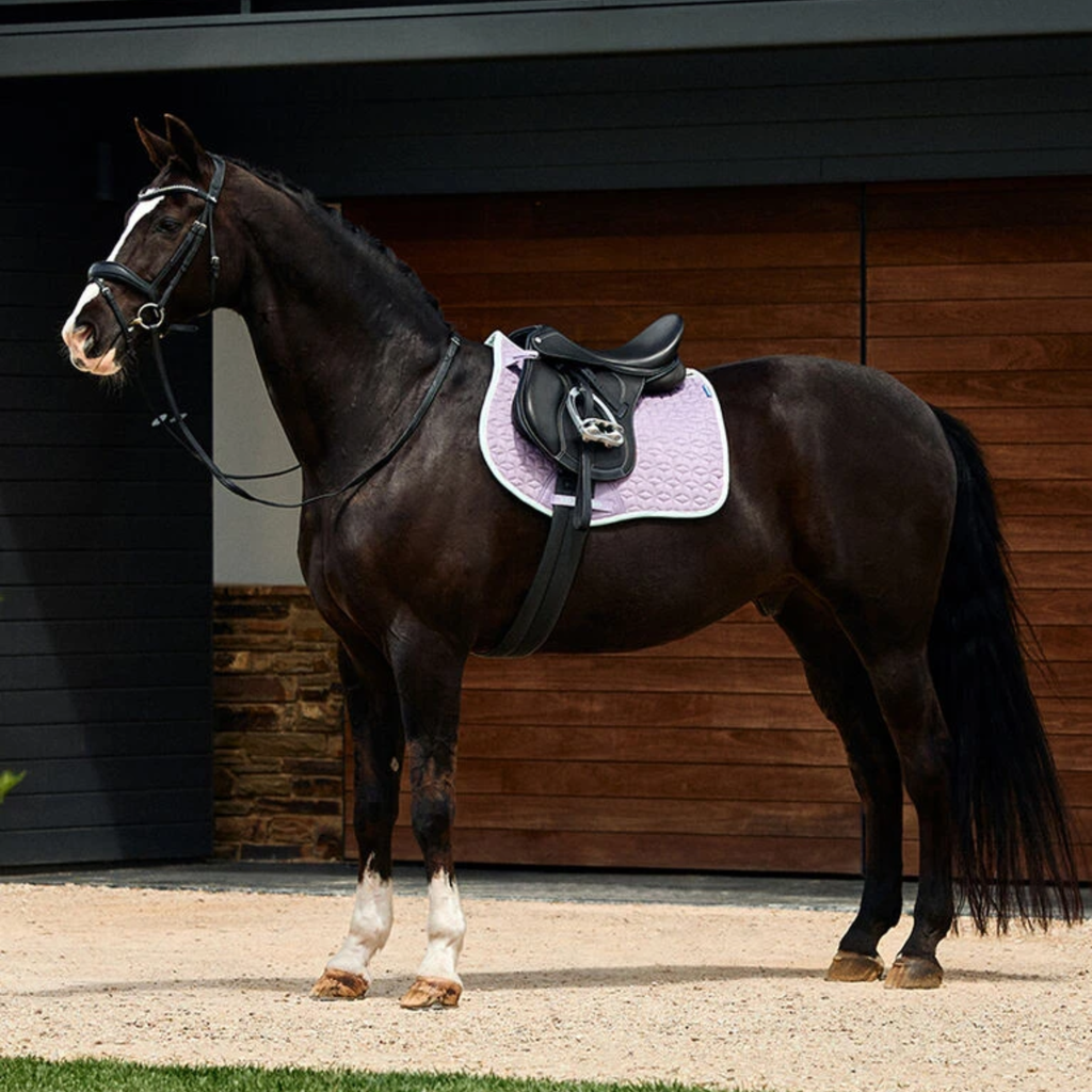 Weatherbeeta Suede Elite Air-Tec All Purpose Saddle Pad - Soft Lilac
