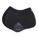 Weatherbeeta Suede Elite Air-Tec Jump Shaped Saddle Pad - Black