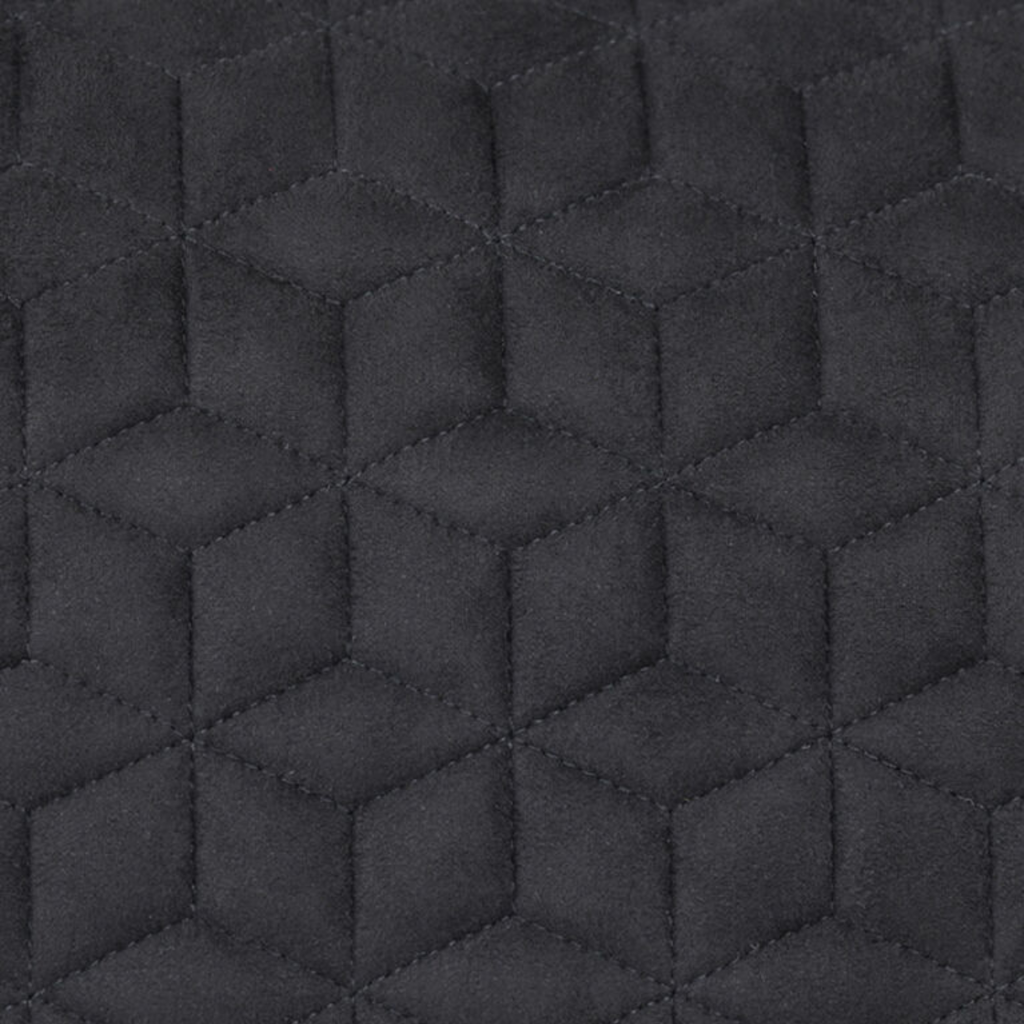 Weatherbeeta Suede Elite Air-Tec Jump Shaped Saddle Pad - Black