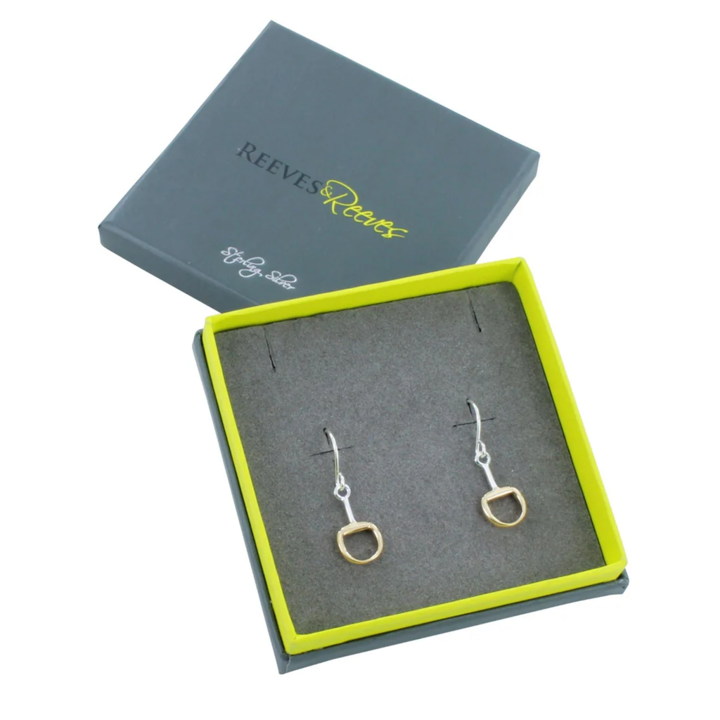 Reeves and Reeves Snaffle Bit Drop Earrings