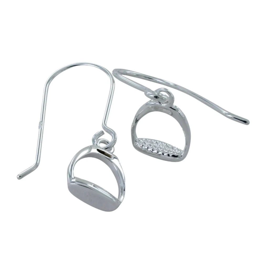 Reeves and Reeves Detailed Stirrup Earrings