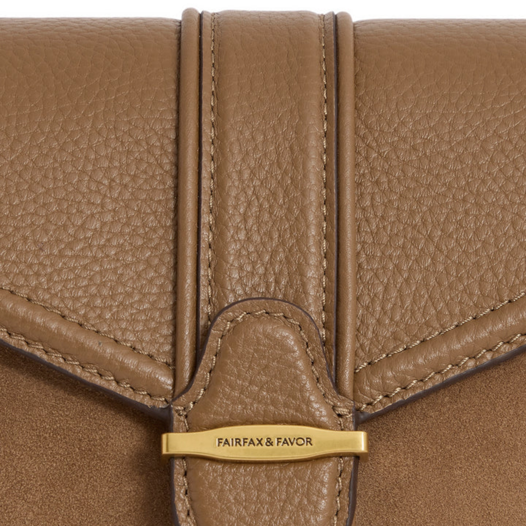 Fairfax and Favor Aviemore Cross Body - Tan Suede