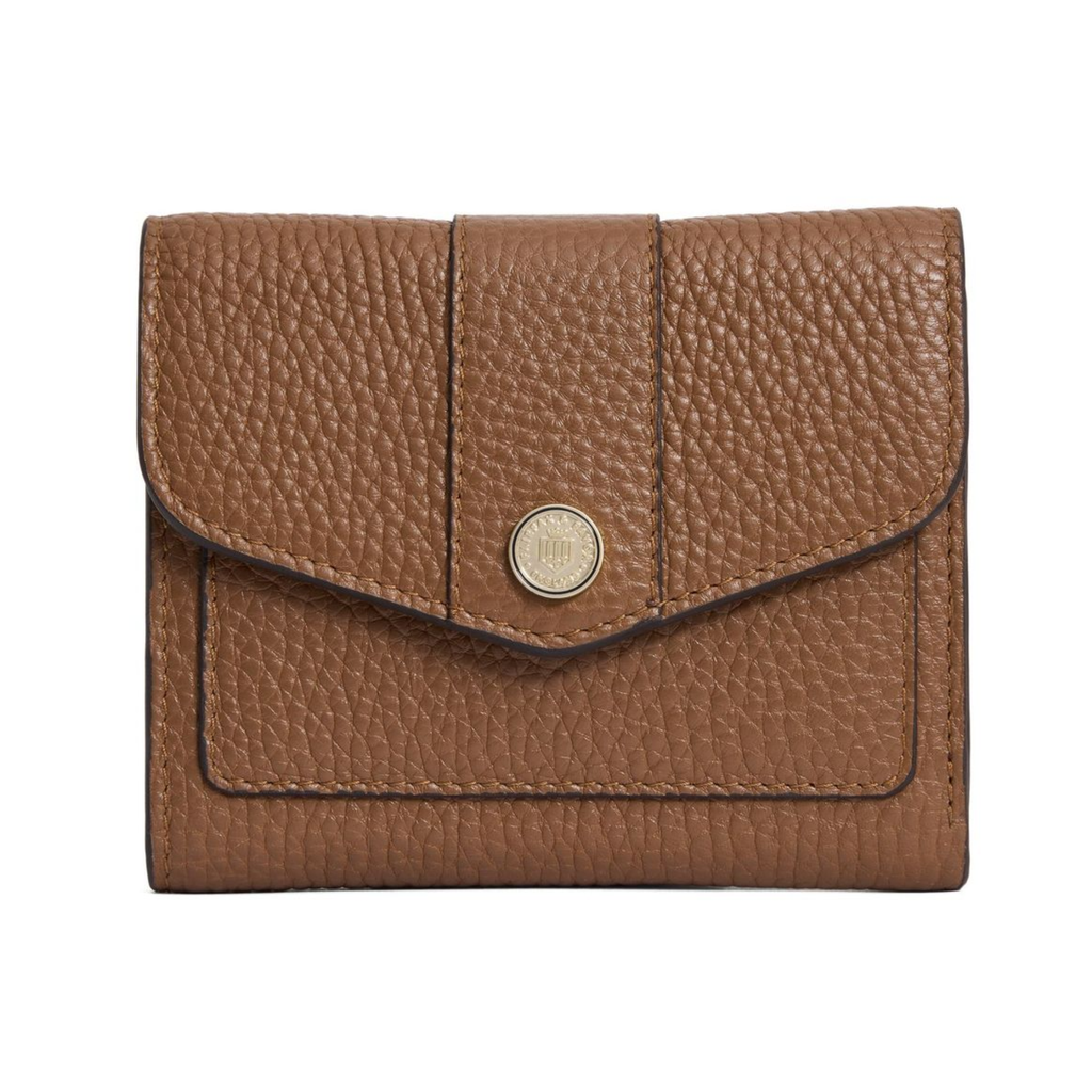 Fairfax and Favor Langford Button Purse - Tan Leather