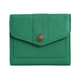 Fairfax and Favor Langford Button Purse - Clover Green Leather