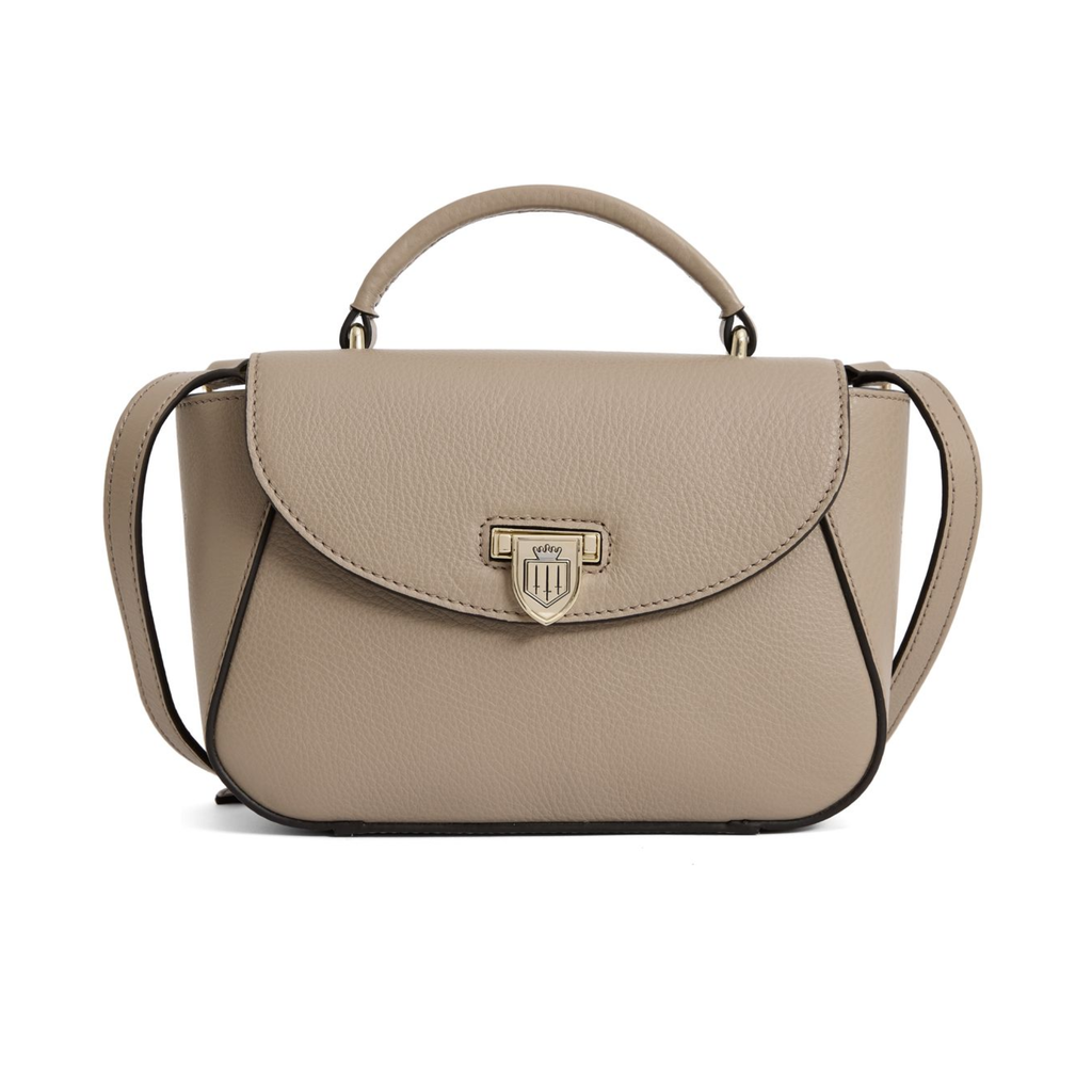 Fairfax and Favor Mini Blenheim Handbag - Stone Leather