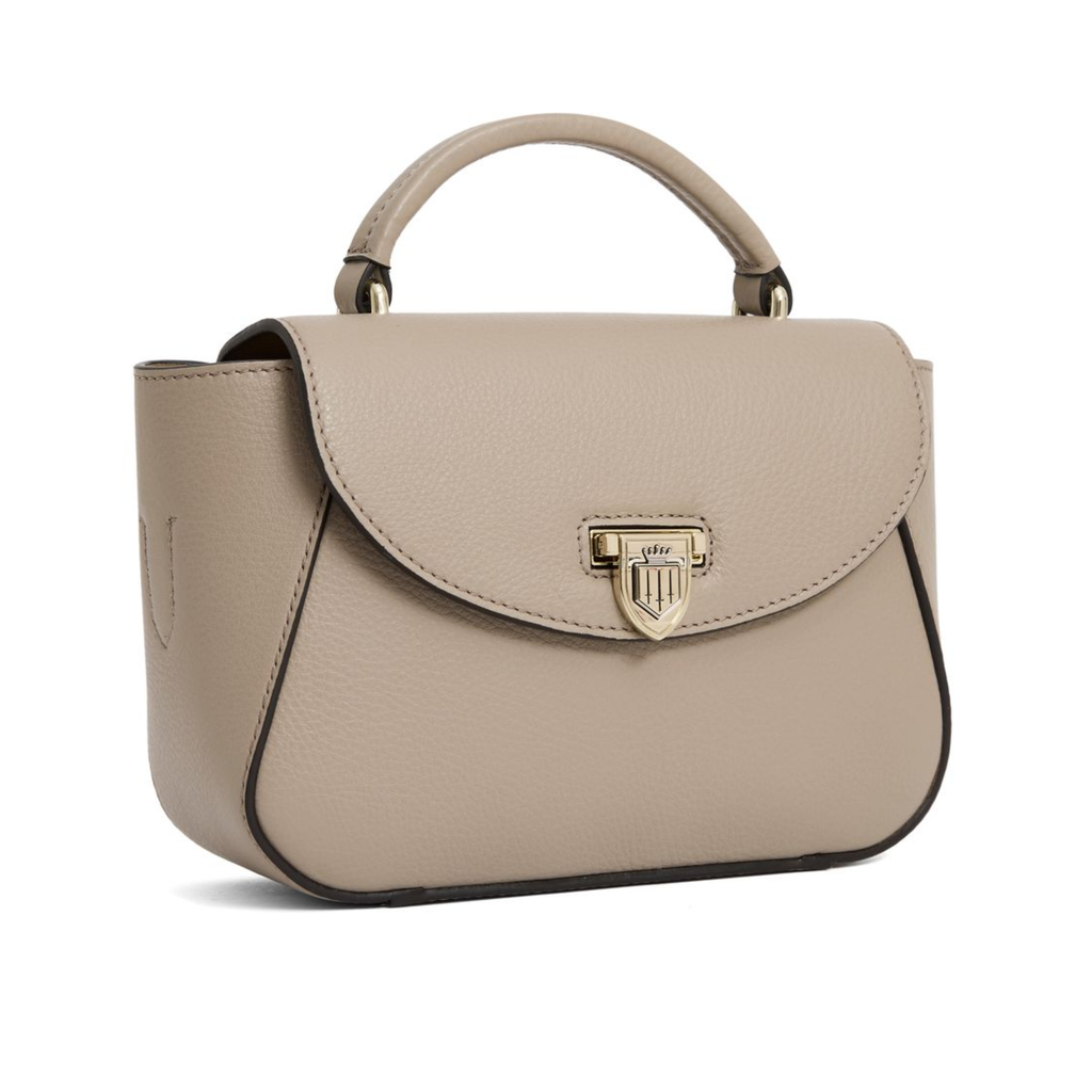 Fairfax and Favor Mini Blenheim Handbag - Stone Leather