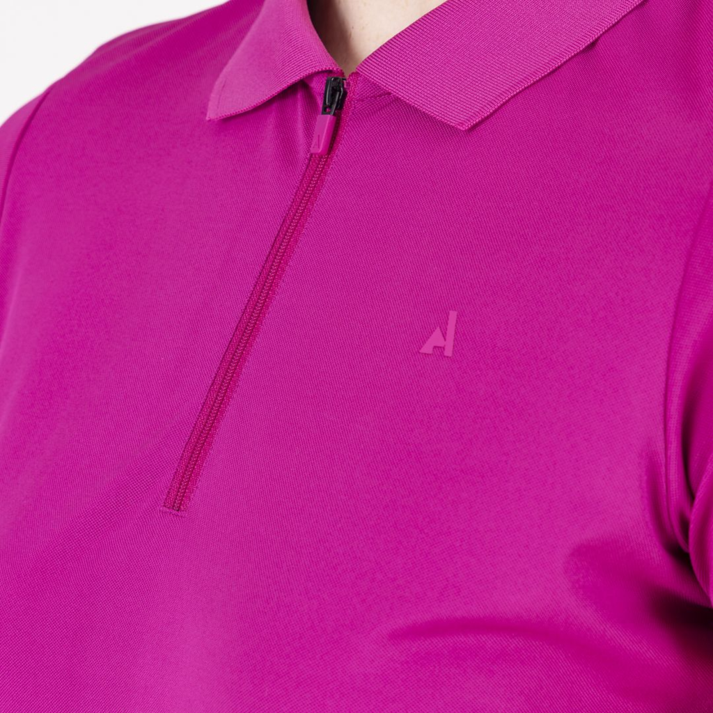 Aubrion Ladies React Tech Polo - Fuchsia