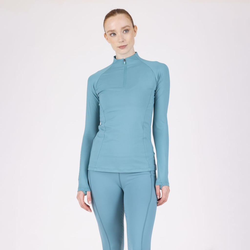 Aubrion Ladies React Long Sleeve Base Layer - Haze