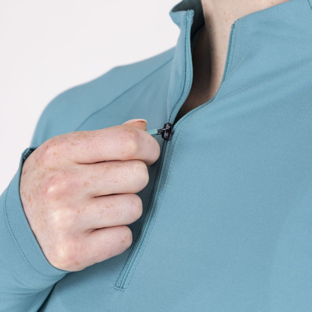 Aubrion Ladies React Long Sleeve Base Layer - Haze