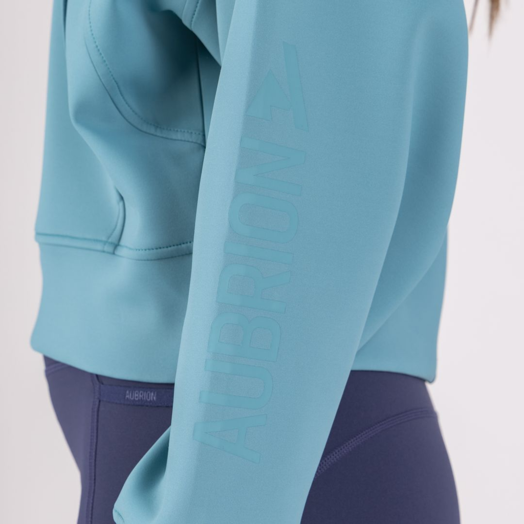 Aubrion Ladies React Quarter Zip Hoodie - Haze
