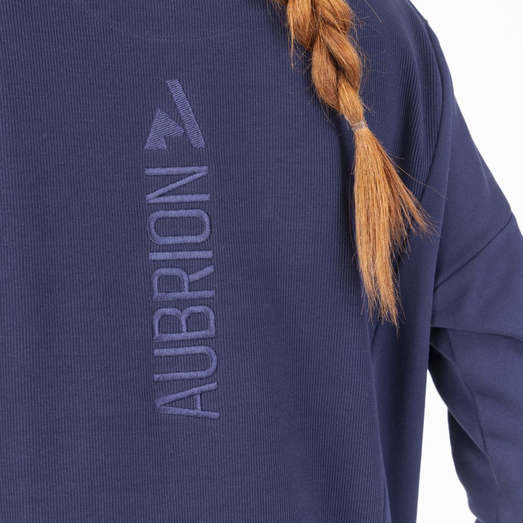 Aubrion Ladies React Quarter Zip Sweater - Midnight