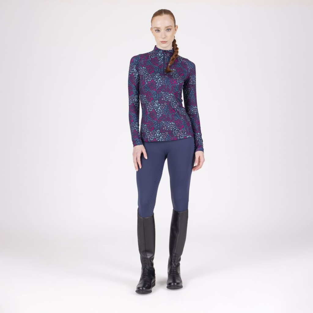 Aubrion Ladies React Non-Stop Riding Tights - Midnight