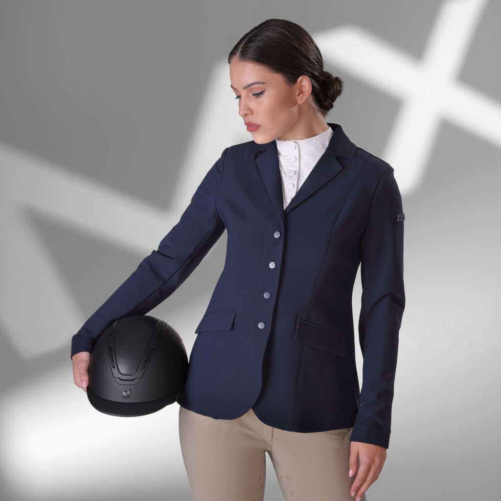 Aubrion Optima Ladies MX Show Jacket - Navy