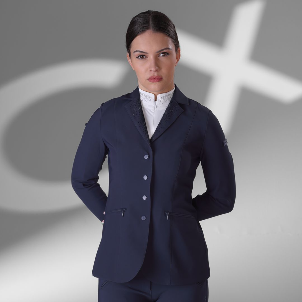 Aubrion Optima Ladies GX Show Jacket - Navy