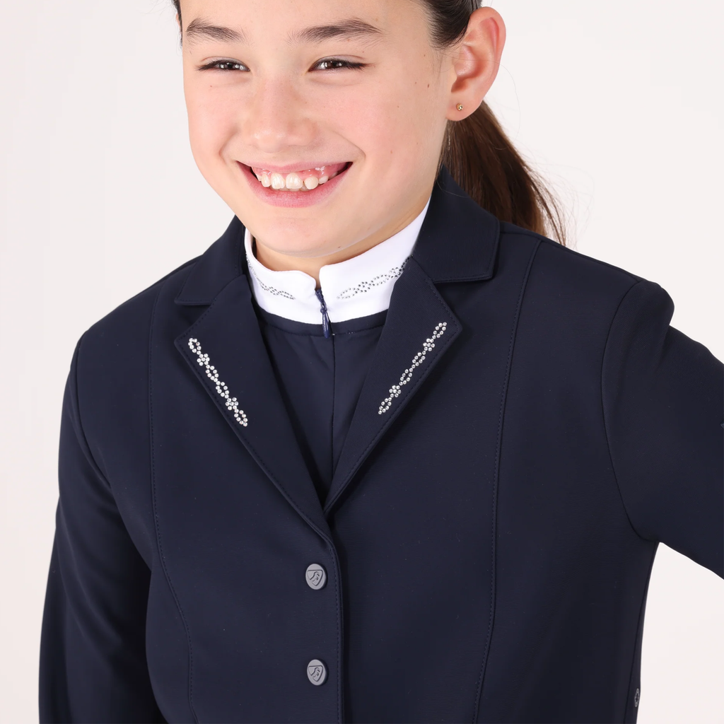 Aubrion Optima Young Rider LX Show Jacket - Navy