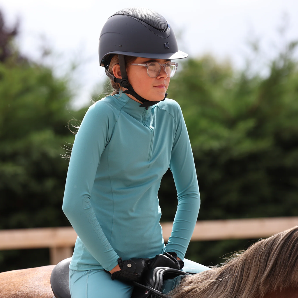 Aubrion React Young Rider Long Sleeve Base Layer -  Haze