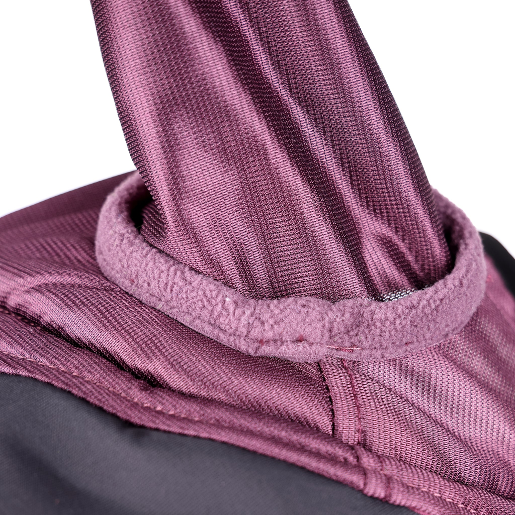 FlyGuard Pro Deluxe Fly Mask with Ears - Black Cherry